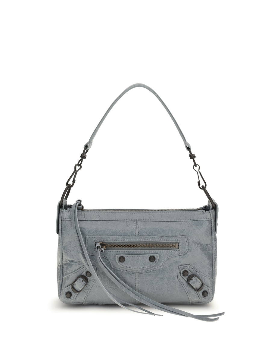 Balenciaga 100% Lamb (Ovis Aries) shoulder bag in gray