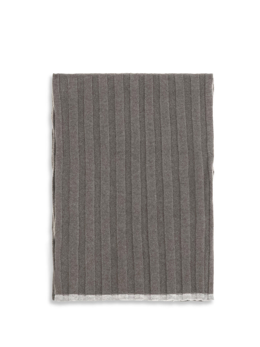 Brunello Cucinelli 100% Cashmere scarf in gray