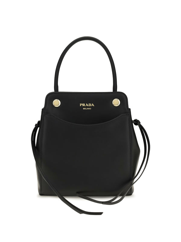 Carry Mini Handbag Nero Calf Leather Bos Taurus Shoulder Bags