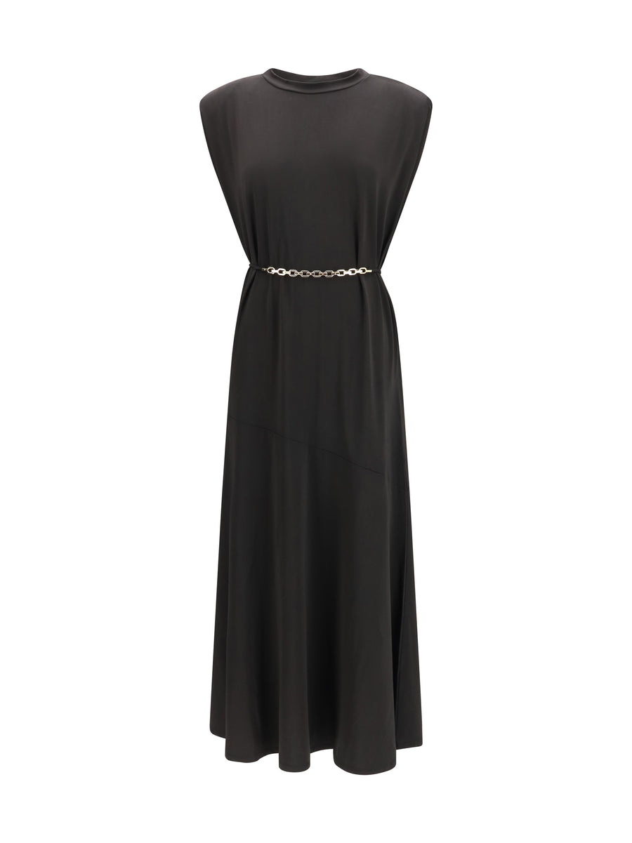 Pinko 76% Acetate; 21% Nylon; 3% Elastane dress in black