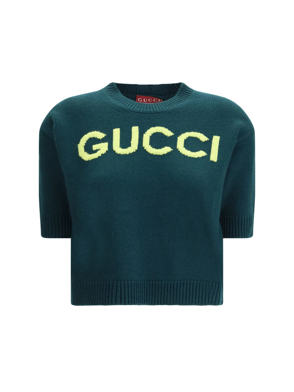 Gucci 100% Wool sweater in green