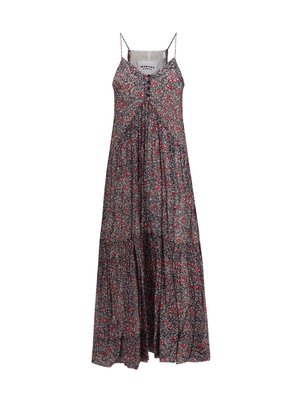 Marant Etoile 100% cotton dress in red