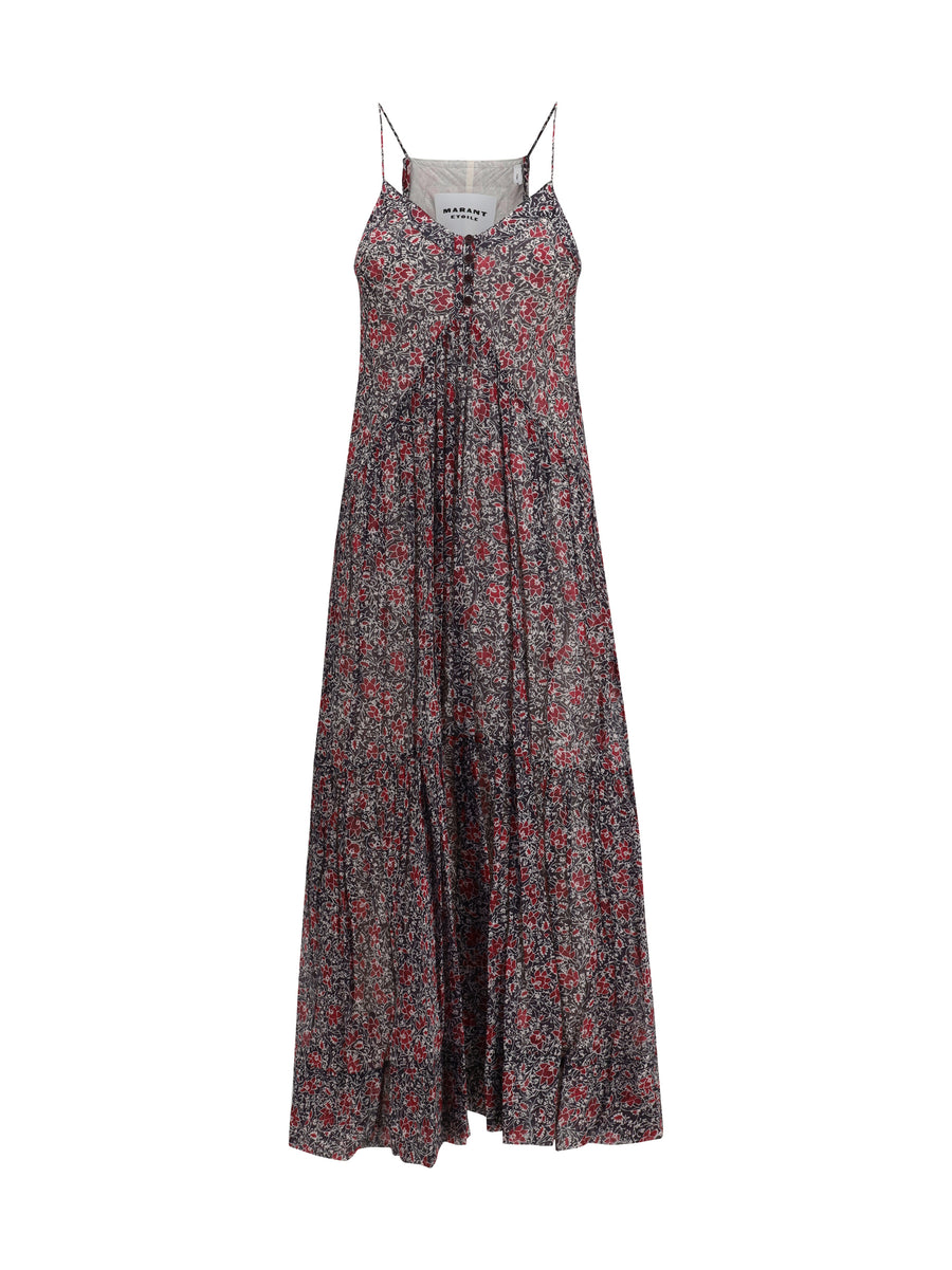 Marant Etoile 100% cotton dress in red