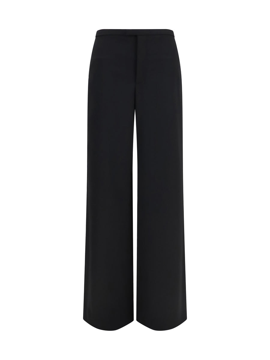 Gucci 100% Wool Ovis Aries trousers in black