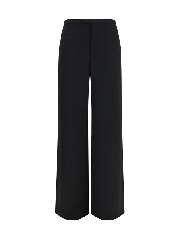 Gucci 100% Wool Ovis Aries trousers in black