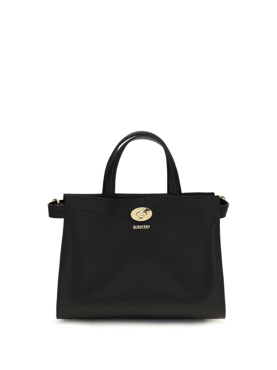 Mini Cotswolds Check Top Handle Bag Black Cotton; Polyester Handbags