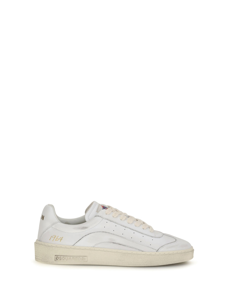Dsquared2 Upper: 100% Calf Leather; Sole: 100% Rubber sneaker in white