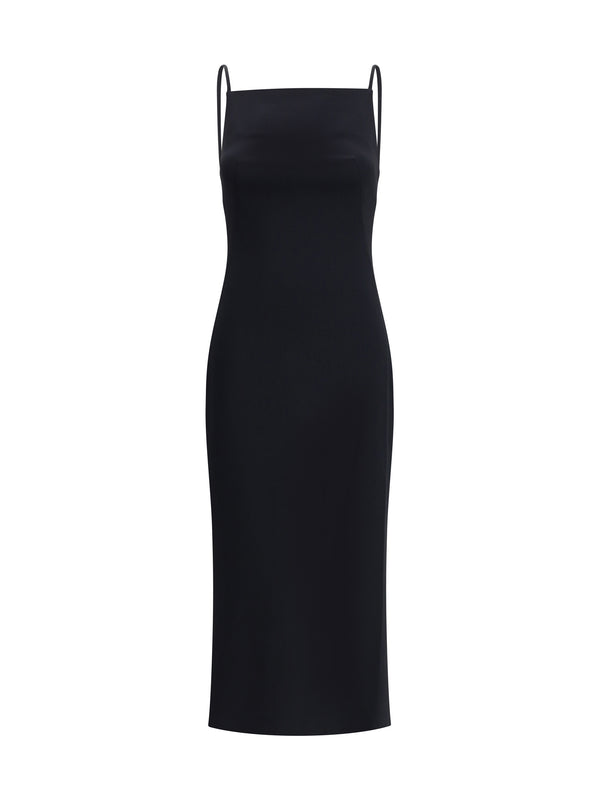 Givenchy 65% Viscose; 32% Acetate; 3% Elastane midi dress in black