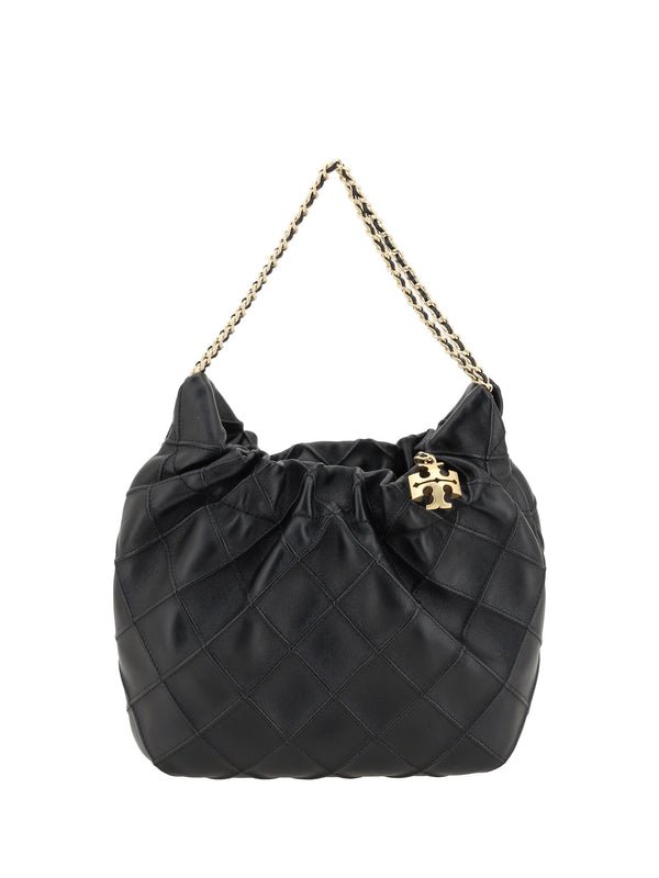 Tory Burch 100% Lamb Ovis Aries shoulder bag in black
