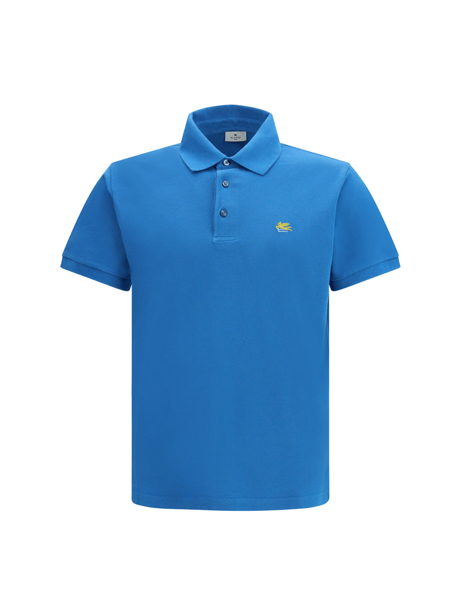 Etro 100% Cotton polo in blue