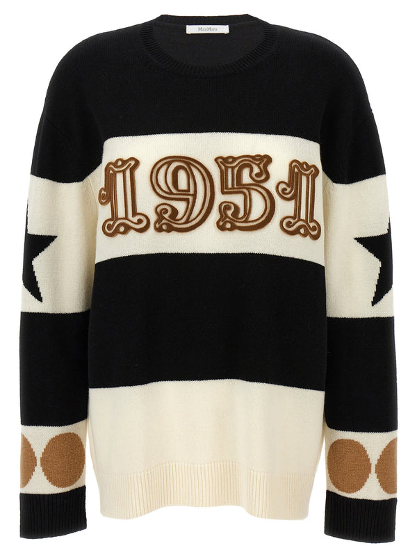 Max Mara ديرسي كنزة — أسود