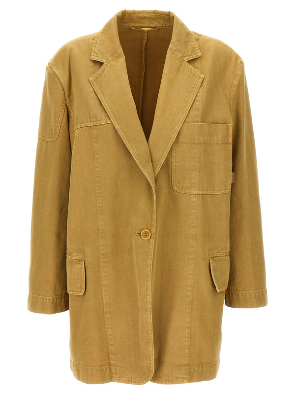 حذاء كعب عالي Max Mara ديزي بليزر — ذهبي