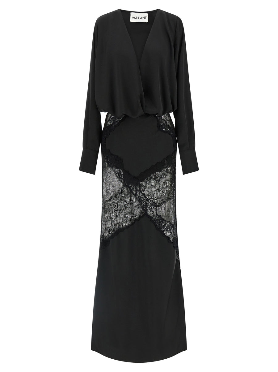 Vaillant Bolero Dress — Black