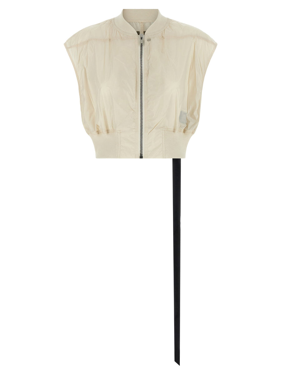 Drkshdw Tatlin Bomber Vest — Cream