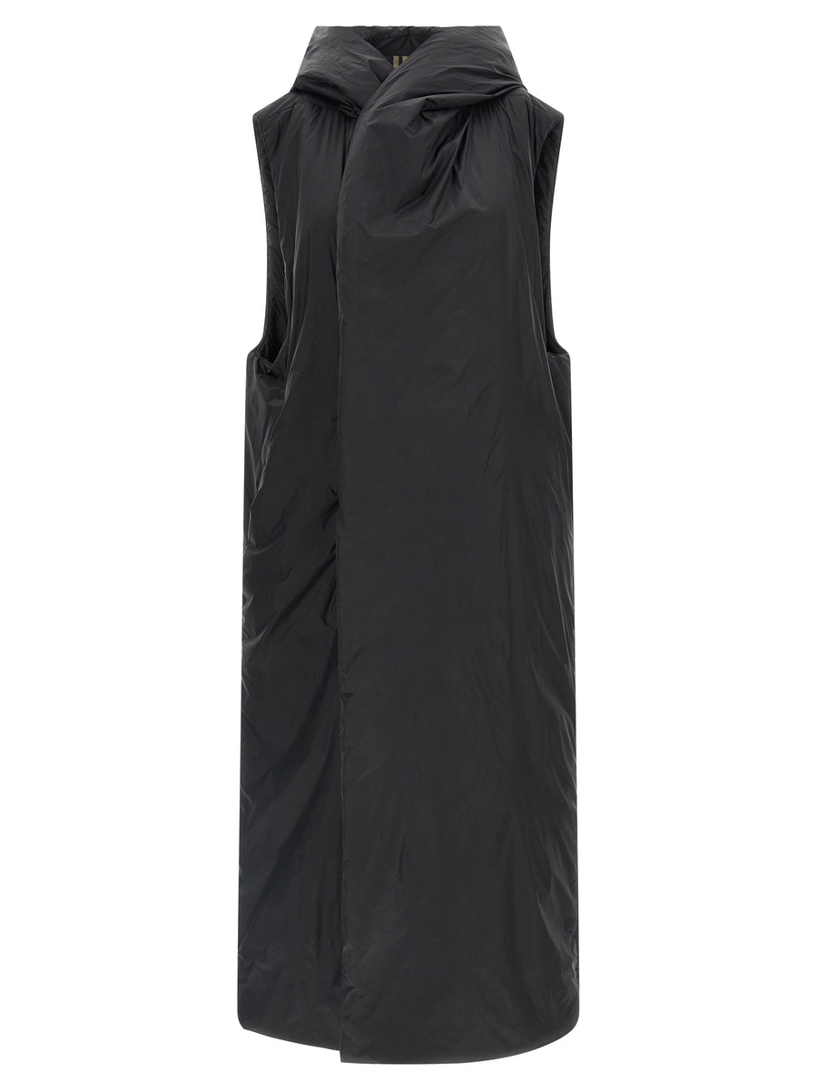 Drkshdw Padded Nylon Vest — Black