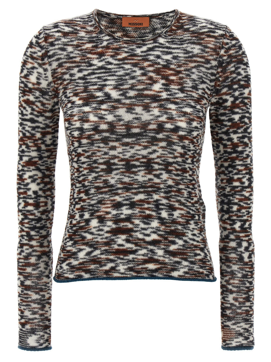 Missoni كشمير حياكة كنزة — أسود