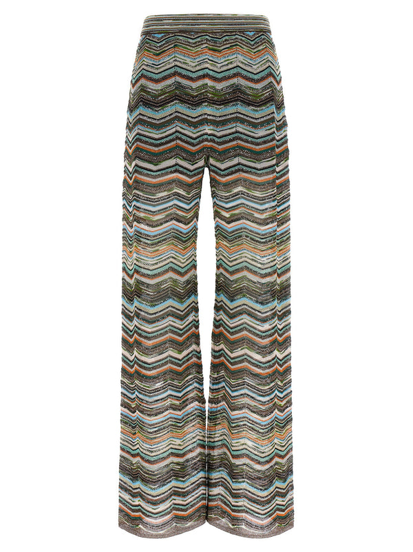 بنطال واسع Missoni Palazzo بنطلون — متعدد الألوان