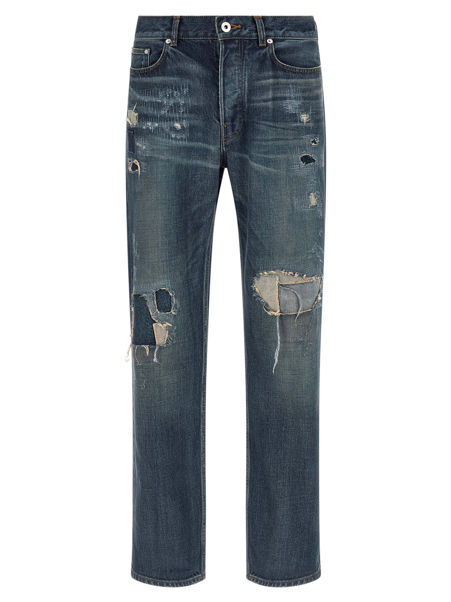 J.w.anderson Japanese Selvedge Denim Jeans — Indigo