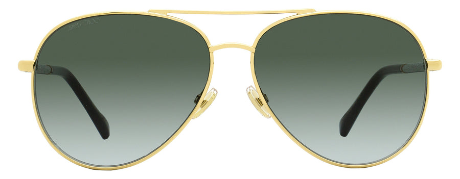 Jimmy Choo Devan Metal (Stainless Steel) / Plastic (Acetate) sunglasses in gold