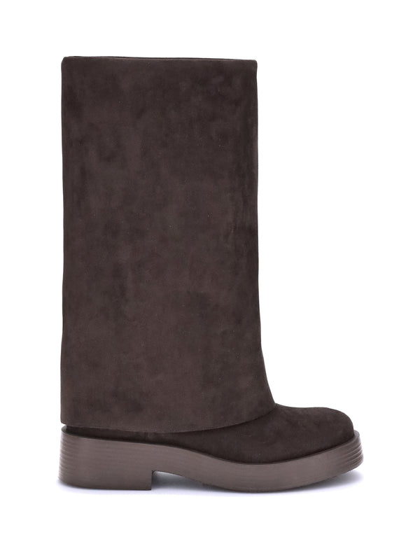 Casadei 100% Polyester boot in brown