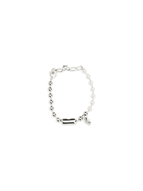 Alexander McQueen Brass bracelet in silver