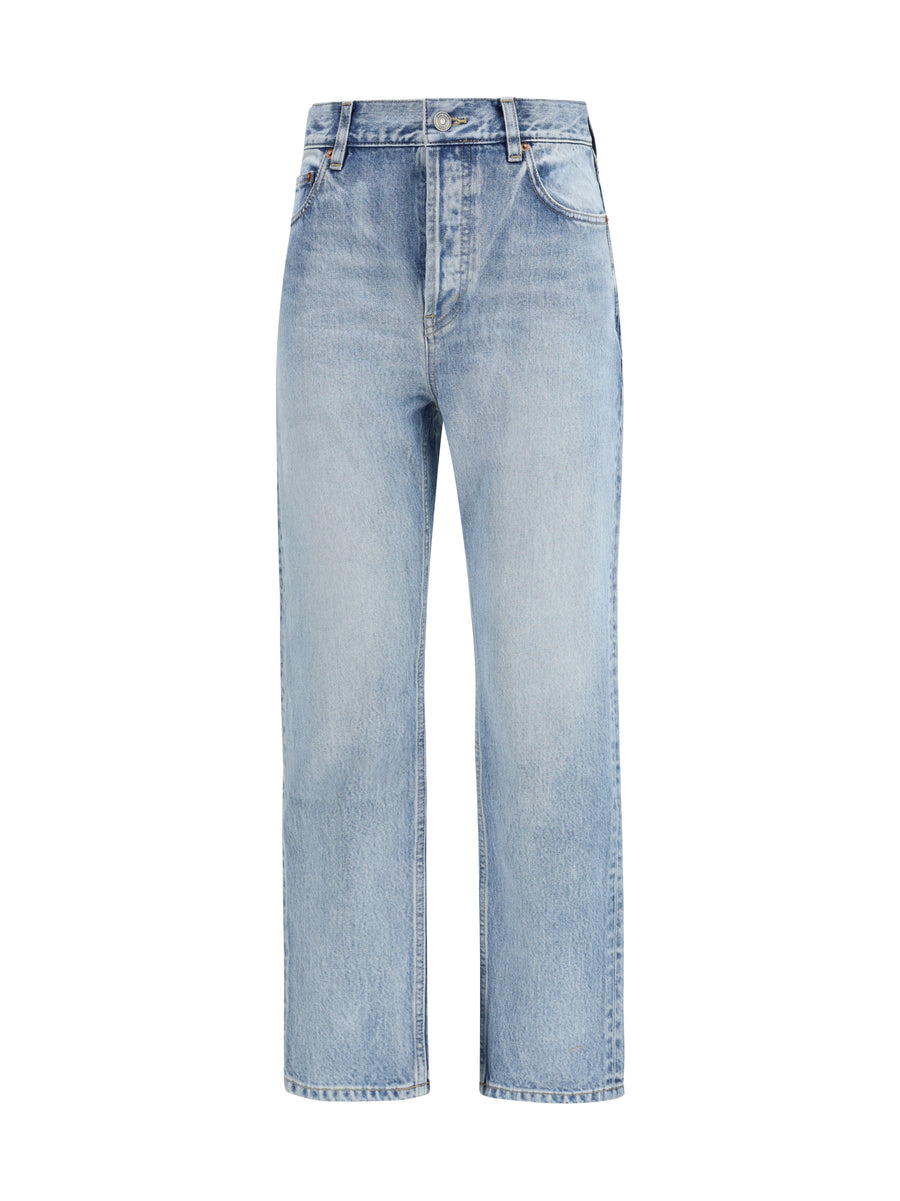 Saint Laurent 100% Cotton jeans in blue
