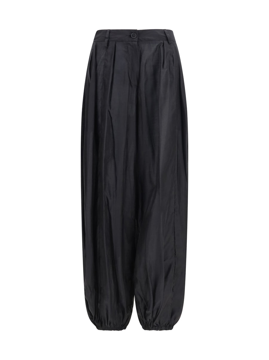The Latest 85% Lyocell; 15% Polyester trousers in black