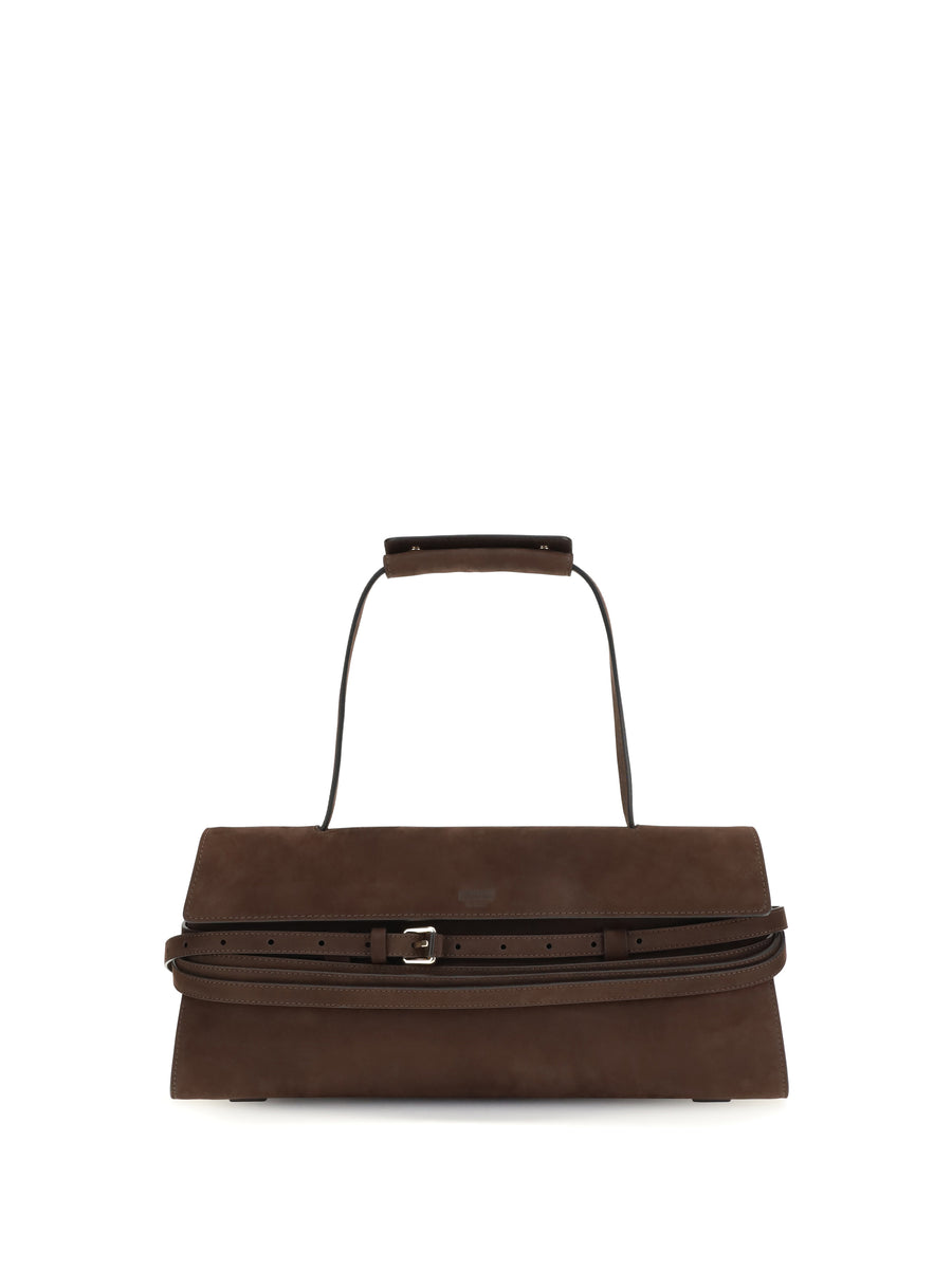 Moschino 100% Calf Leather (Bos Taurus) shoulder bag in brown