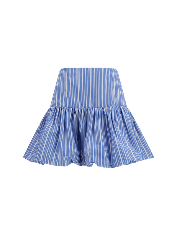 Ganni 100% Cotton skirt in navy