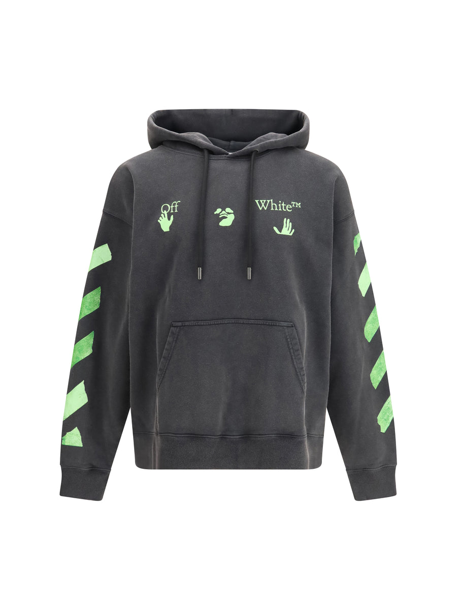 Bacco Arrow Skate Hooded Sweatshirt Garment Dyed + Fad Cotton Sweatshirts