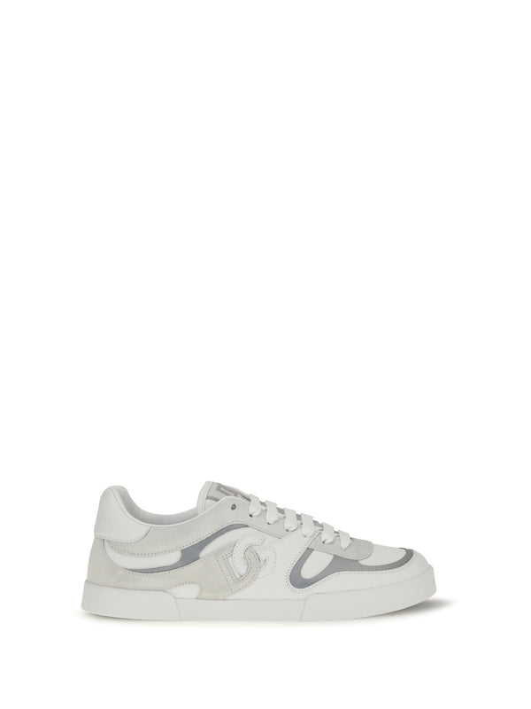 Dolce & Gabbana Upper: 100% calf leather; Sole: 100% rubber sneakers in white