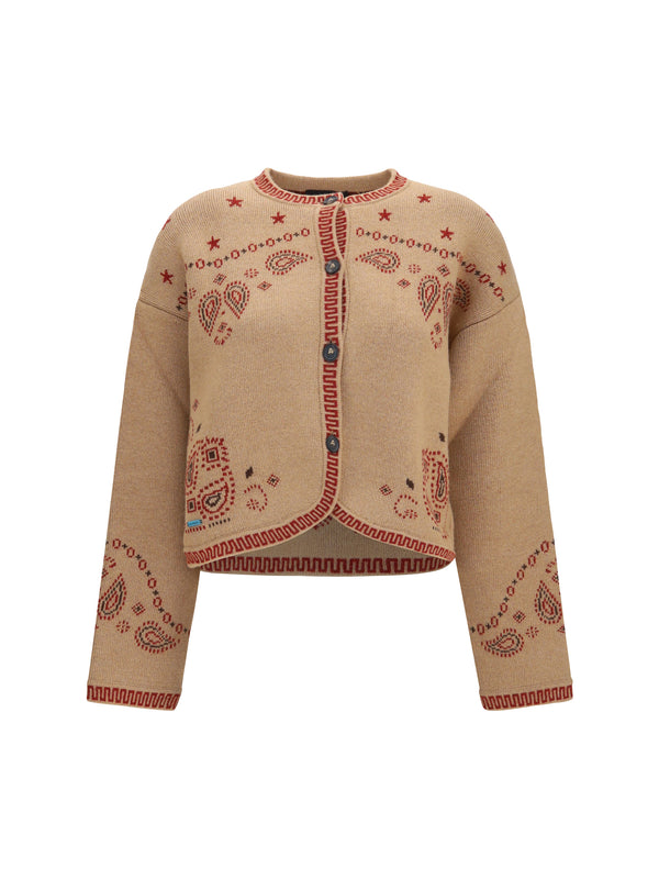 Alanui 70% Wool jacket in beige