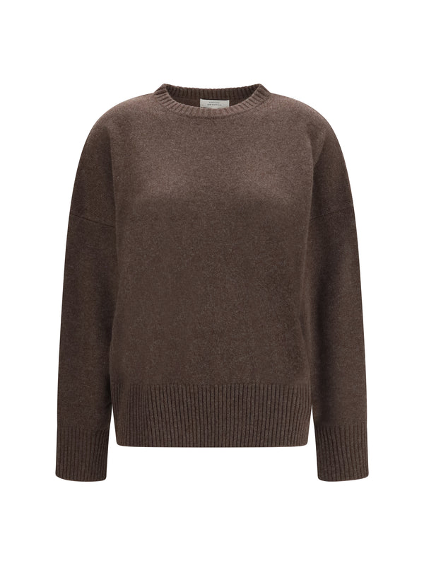 Anton Lds Cashmere Sweater Coffee Kashmir/capra Hircus