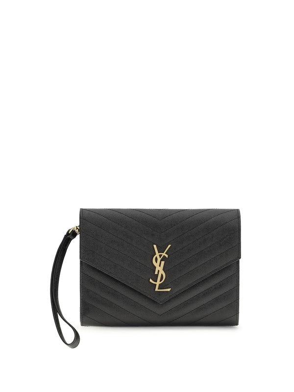 Saint Laurent 100% Calf Leather wallet in black