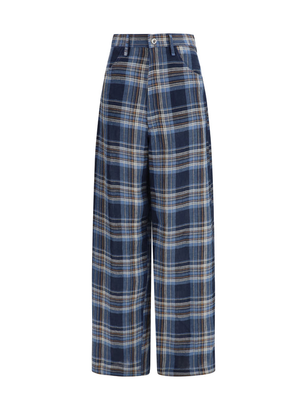 Marbell 100% Linen trousers in navy