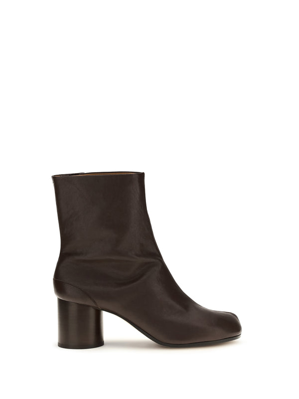 Maison Margiela 100% lamb leather ankle boot in brown
