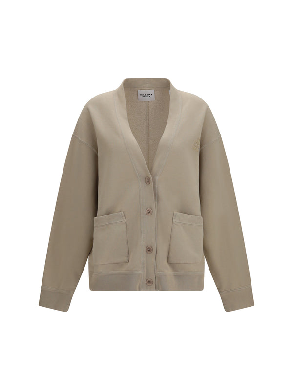 Marant Etoile 88% Cotton cardigan in beige