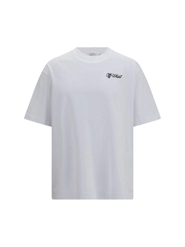 Off-White 100% COTTON t-shirt in white