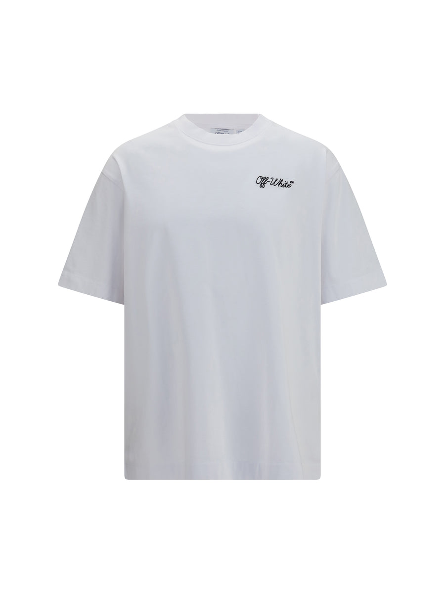 Off-White 100% COTTON t-shirt in white