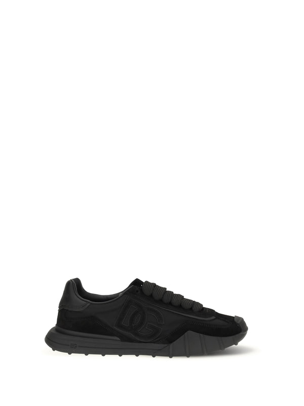 Dolce & Gabbana Upper: 54% calf leather sneakers in black