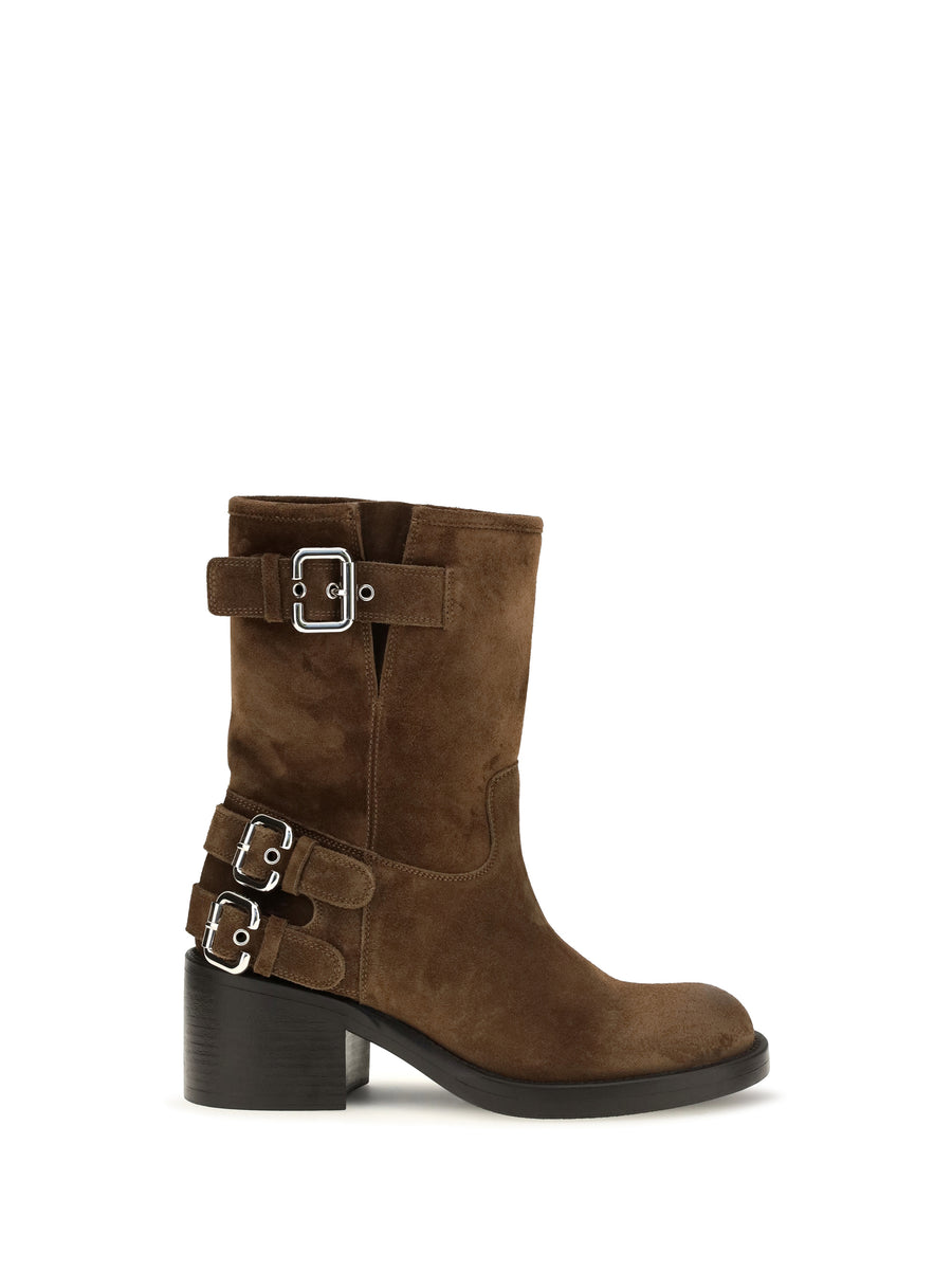 Dakota Boots Suede Chocolate Brown Calf Leather Bos Taurus