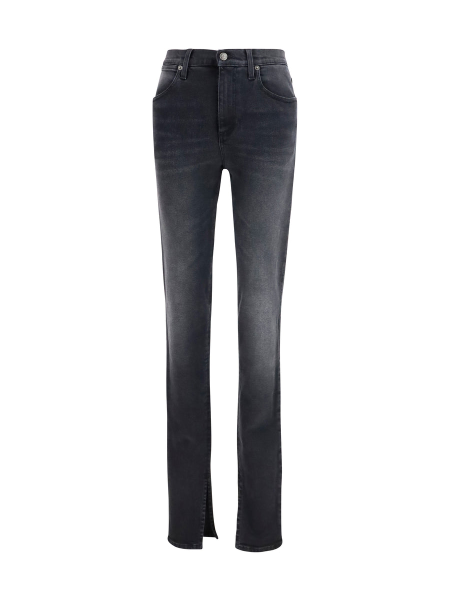Gucci 97% cotton; 3% elastane jeans in black