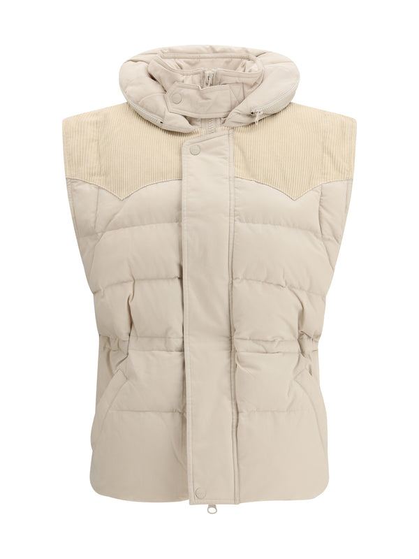 Marant Etoile Outer: 70% Polyamide gilet in beige