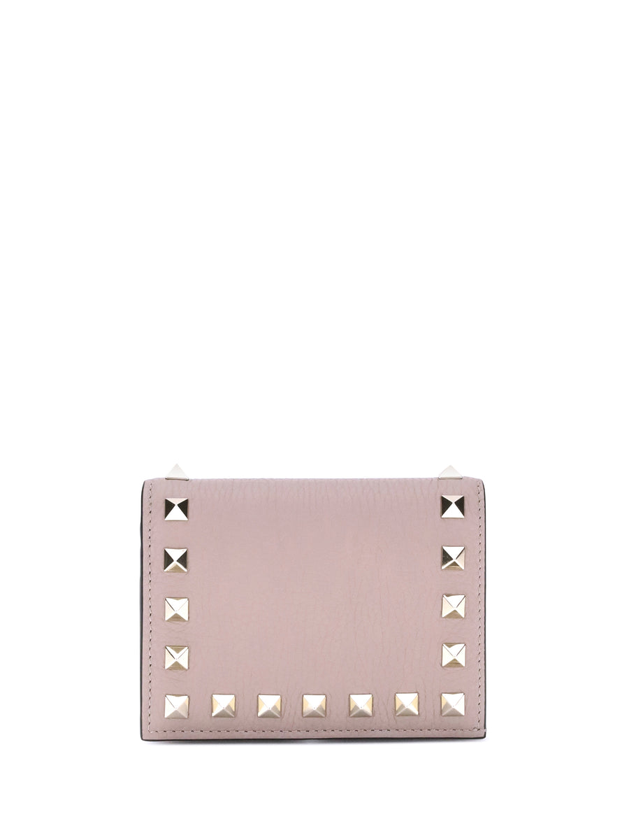 Valentino Garavani 100% Calf Leather Bos Taurus wallet in pink