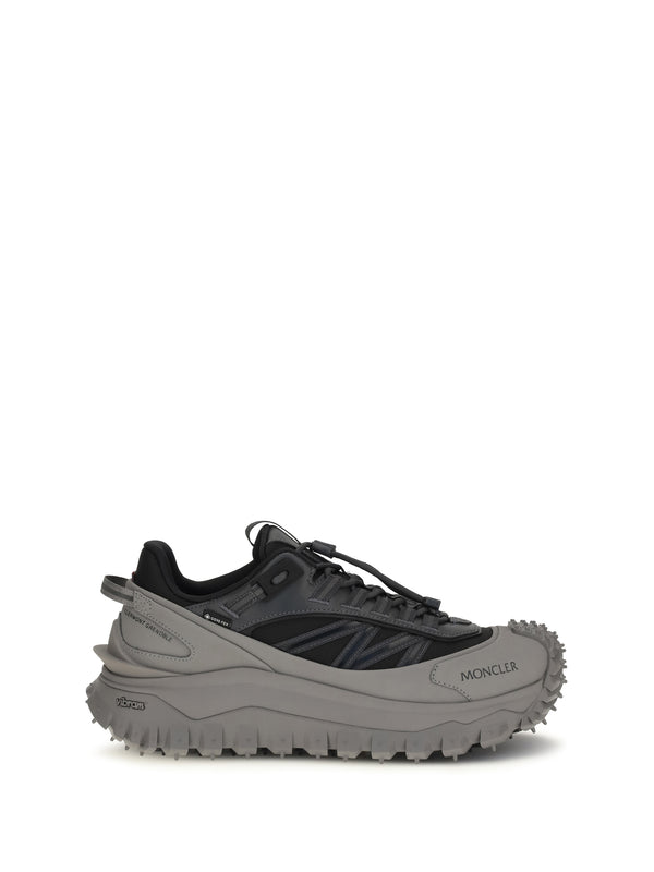 Moncler UPPER: 100% CALF LEATHER BOS TAURUS; SOLE: 100% RUBBER sneaker in gray