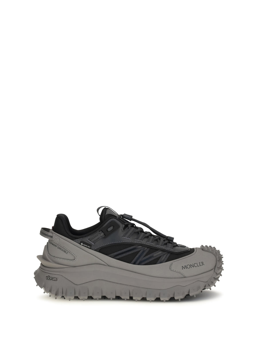 Moncler UPPER: 100% CALF LEATHER BOS TAURUS; SOLE: 100% RUBBER sneaker in gray