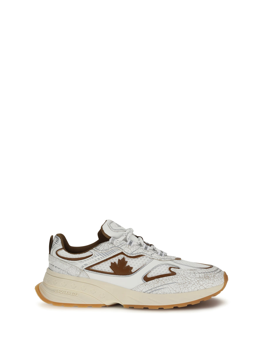Dsquared2 Upper: 50% Calf Leather sneaker in white