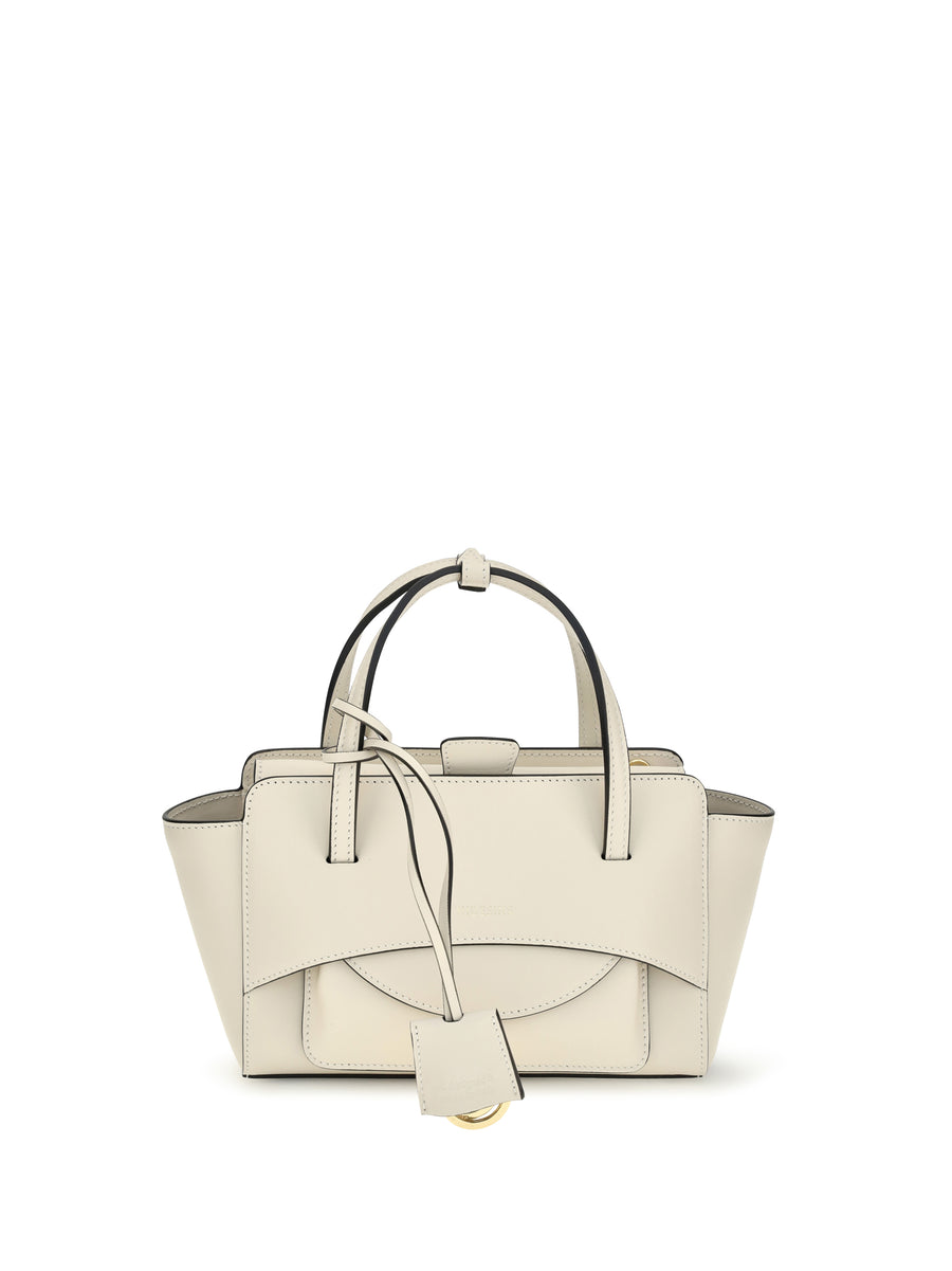 Hidesins 100% Calf Leather Bos Taurus top handle bag in beige