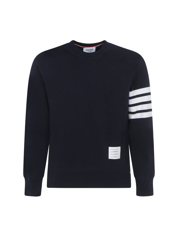 Thom Browne 100% Cotton sweatshirt in navy