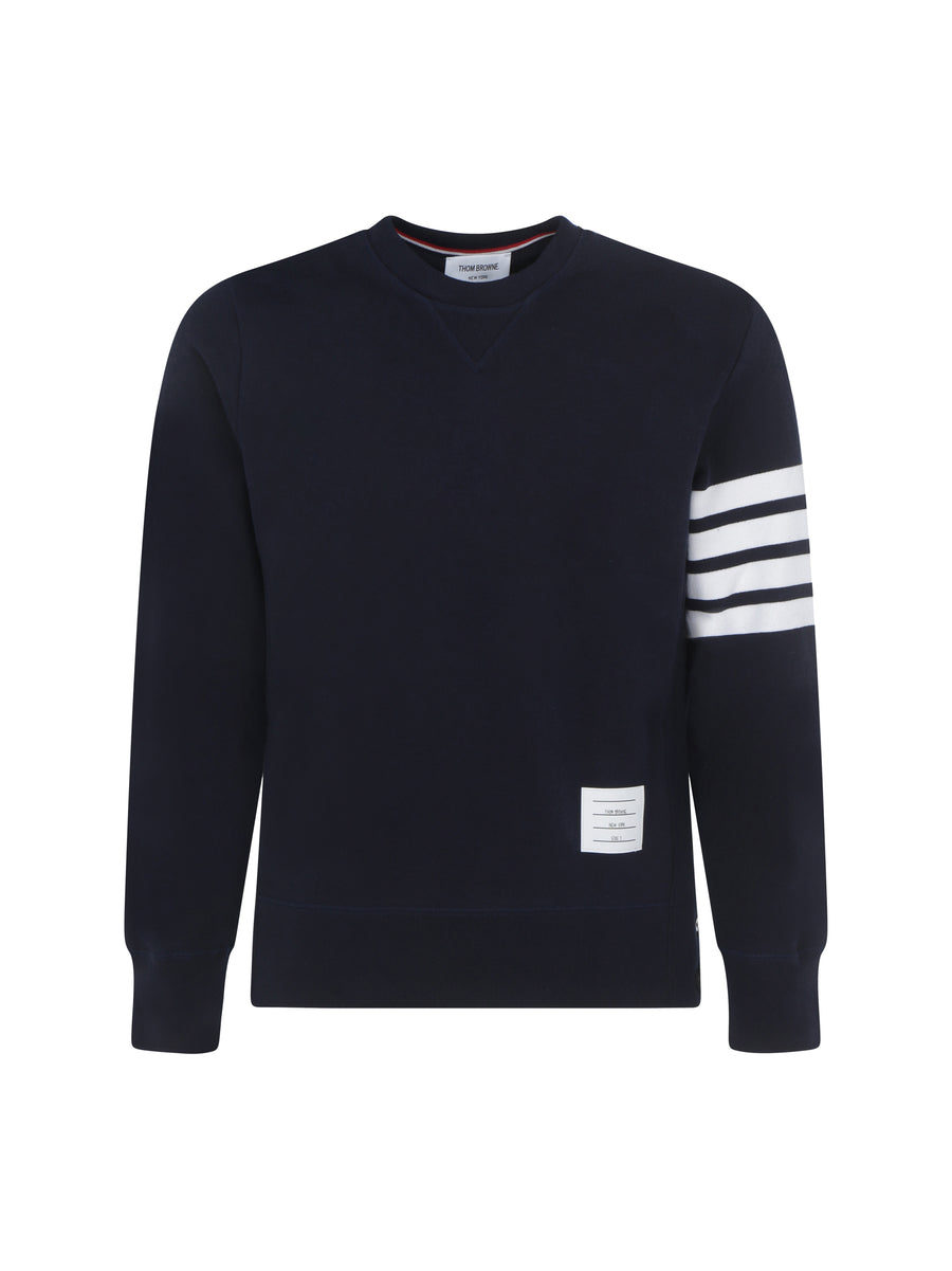 Thom Browne 100% Cotton sweatshirt in navy